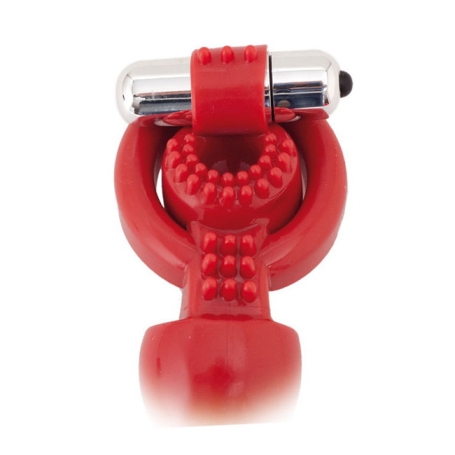 Гибкая насадка ToyFa Black&amp;Red