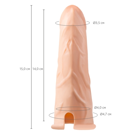 Фаллопротез RealStick Strap-On Conall