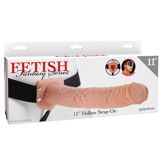 Страпон полый Pipedream 11&quot; Hollow Strap-On