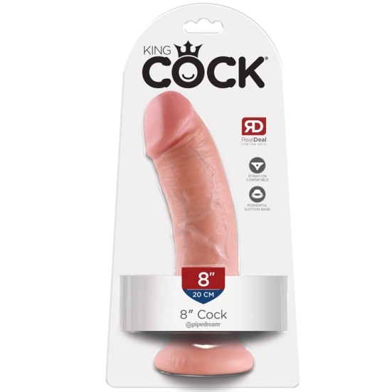 Фаллос-реалистик King Cock 8" Pipedream