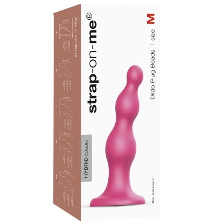 Фаллостимулятор Strap-On-Me Dildo Plug Beads