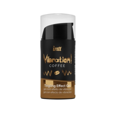 Возбуждающий гель INTT Vibration! Coffee