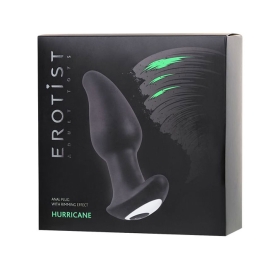 Вибропробка Erotist Hurricane с риммингом